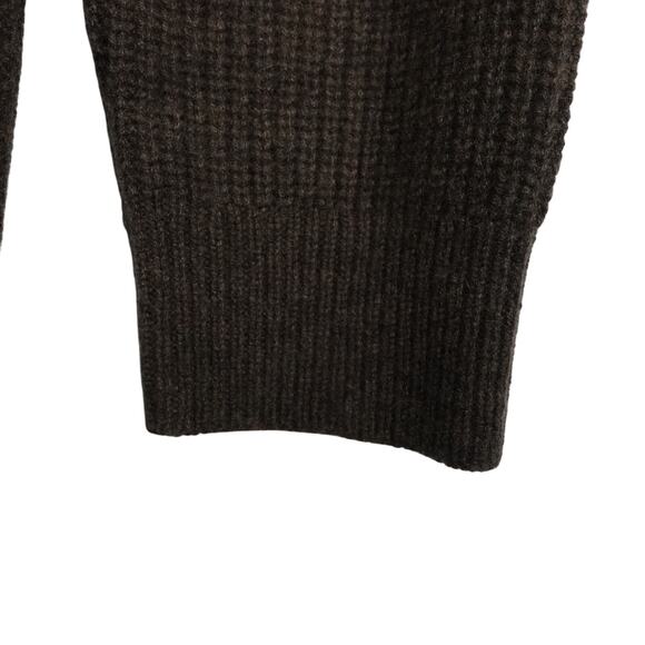 EUC Quince Brown Mongolian Cashmere Oversized Boyfriend Cardigan Sweater Medium - Picture 7 of 10